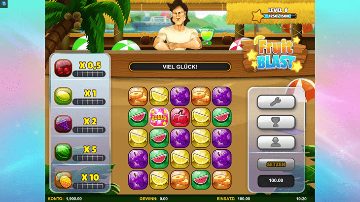 Fruit Blast Spiel im Leo Vegas Casino