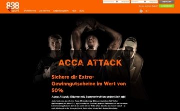 Informationen zum 888Sport Acca Attack Angebot