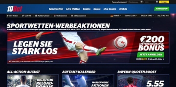 10Bet Bonusangebot Screenhsot