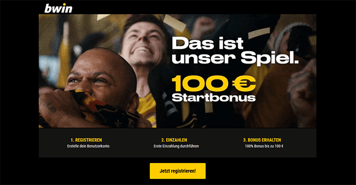 Sonderangebot bei Bwin neu