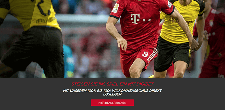 Digibet Bonusangebot Screenshot