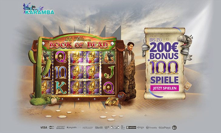 Karamba Casino Bonusangebot Screenshot