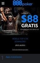 Screenshot der 888Poker App