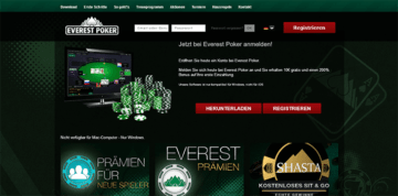 Verschiedene Everest Poker Bonusangebote