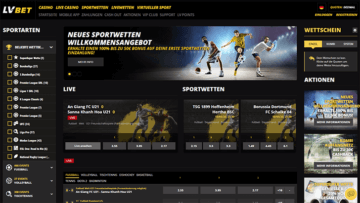 LVBet Plattform Screenshot