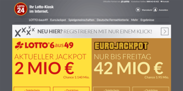 Lotto24 Plattform Screenshot