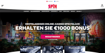 Spin Palace Casino Webseite