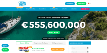 Multilotto Webseite Screenshot