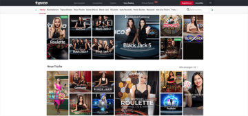 Tipico Casino Live Spiele Auswahl