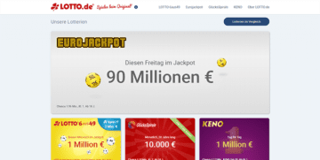 Lotto.de Webseite Screenshot