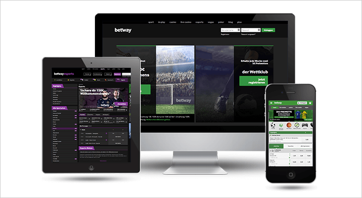 Betway Sports auf verschiedenen Endgeräten