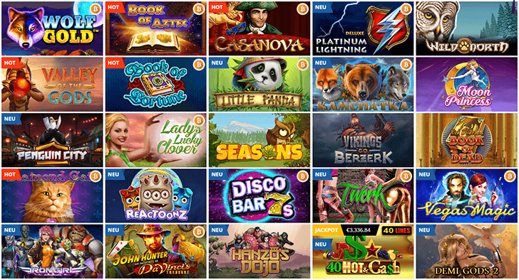 Playamo Casino Slotspiele Screenshot
