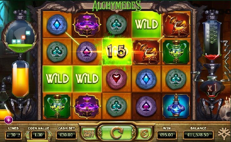 Das Alchymedes Slotspiel