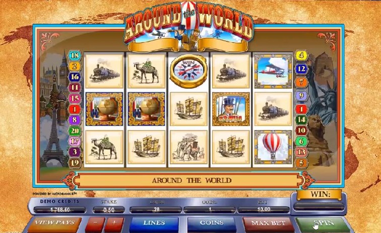 Das Around the World Slotspiel