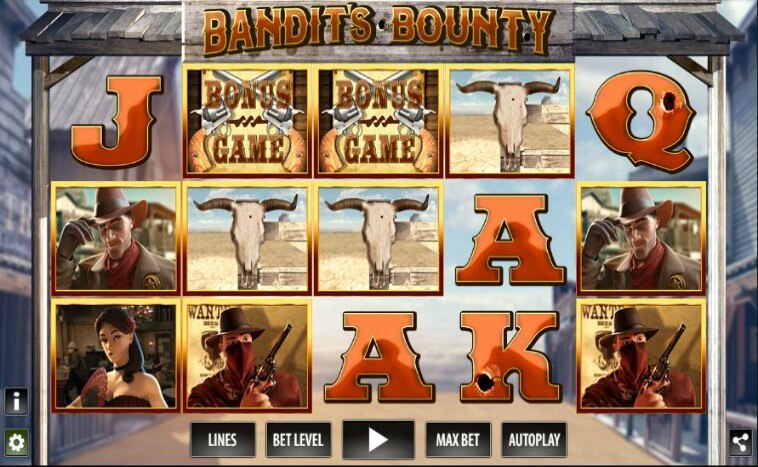 Das Bandit`s Bounty Slotspiel