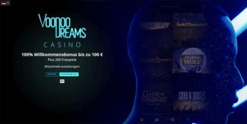 Voodoo Dreams Bonusangebot Screenshot