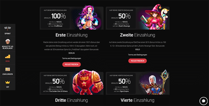 Die Betchan Casino Plattform