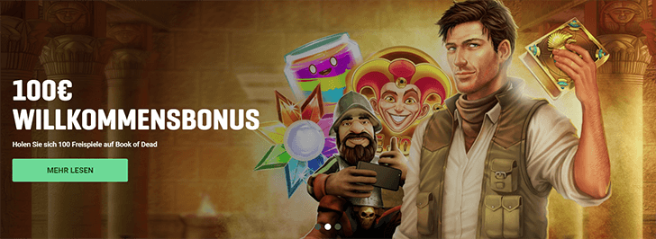 Guts Casino Bonusangebot Screenshot