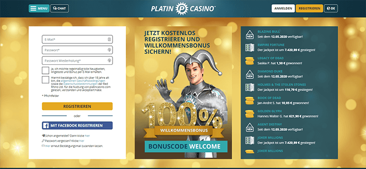 platin casino cashback