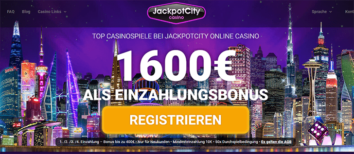 Jackpot City Casino Einzahlungsbonus