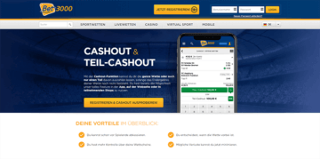 Bet3000 Cashout Angebot