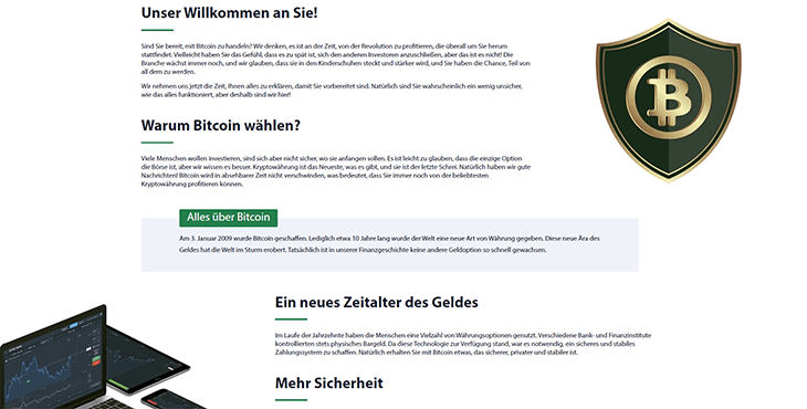 Mainpage Screenshot Bitcoin Circuit DE_2