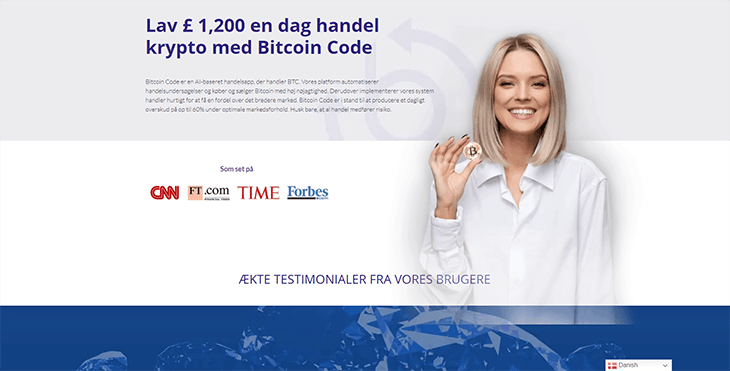 Mainpage Screenshot Bitcoin Code DK_2