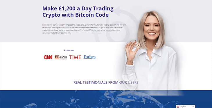 Mainpage Screenshot Bitcoin Code_2