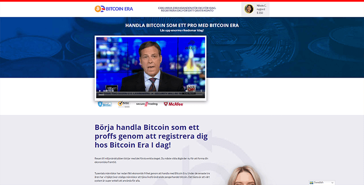 Mainpage Screenshot Bitcoin Era SE