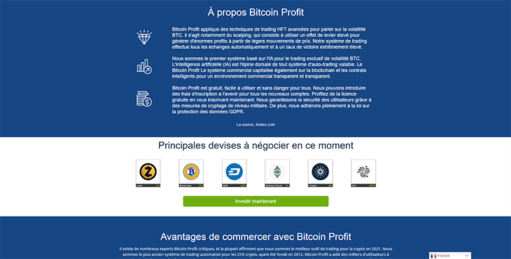 Mainpage Screenshot Bitcoin Era FR_2