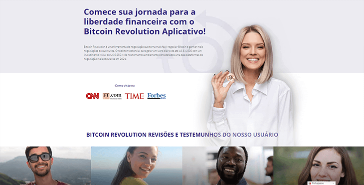 Mainpage Screenshot Bitcoin Revolution BR_2