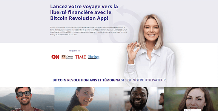 Mainpage Screenshot Bitcoin Revolution FR_2