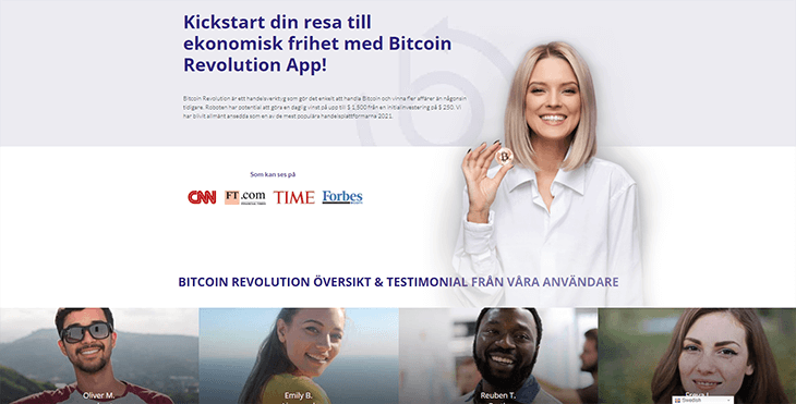 Mainpage Screenshot Bitcoin Revolution SE_2