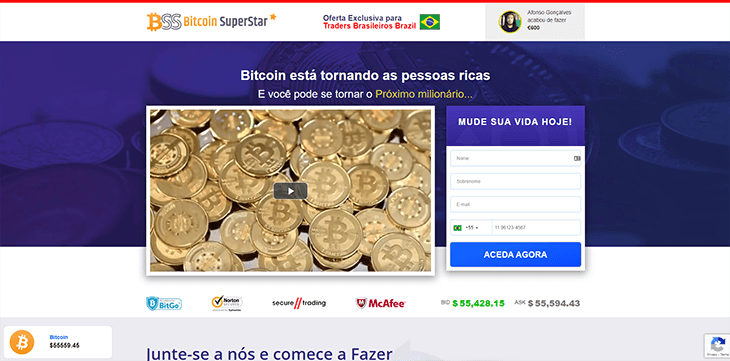 Mainpage Screenshot Bitcoin Profit BR