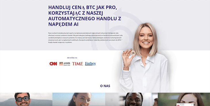 Mainpage Screenshot Bitcoin Trader PL_2