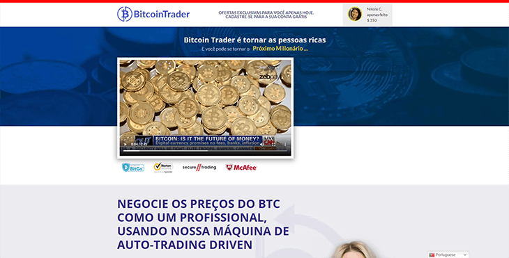 Mainpage Screenshot Bitcoin Era BR