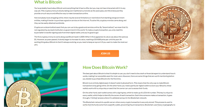 Mainpage Screenshot Bitcoin Compass FR_2