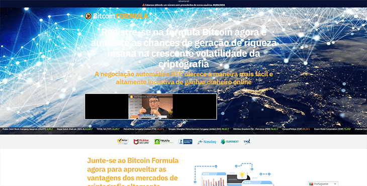 Mainpage Screenshot Bitcoin Formula PT