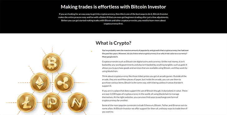 Mainpage Screenshot Bitcoin Investor BR_2