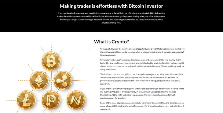 Mainpage Screenshot Bitcoin Investor ES_2