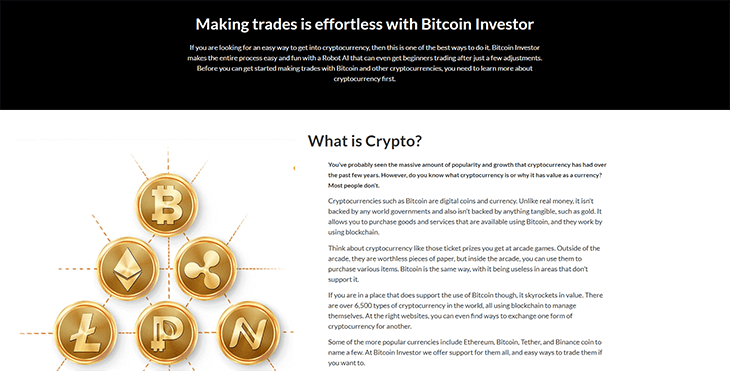 Mainpage Screenshot Bitcoin Investor FI_2