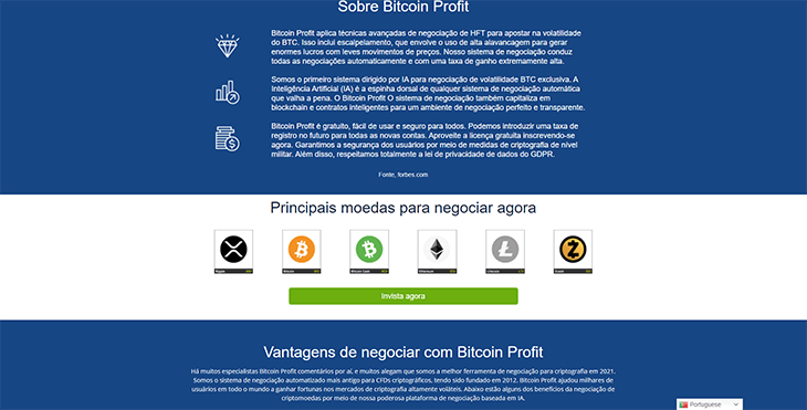 Mainpage Screenshot Bitcoin Profit PT_2