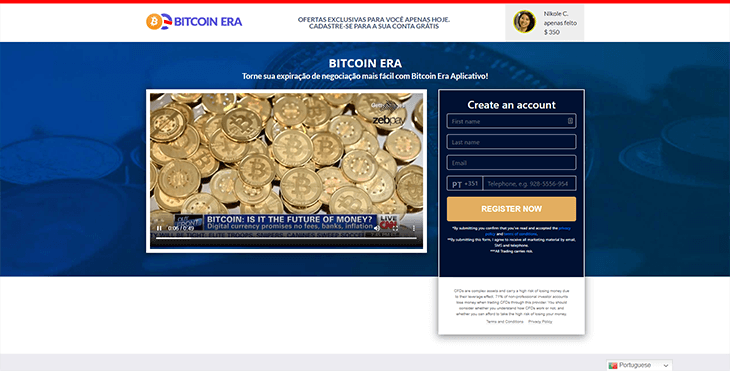 Mainpage Screenshot Bitcoin Era PT