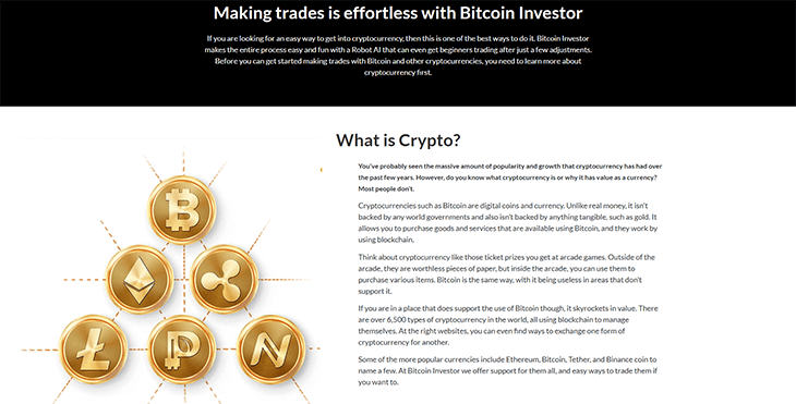 Mainpage Screenshot Bitcoin Investor IT_2
