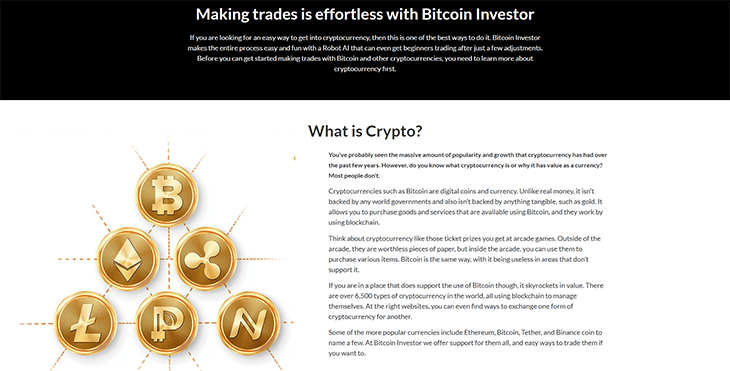 Mainpage Screenshot Bitcoin Investor PL_2