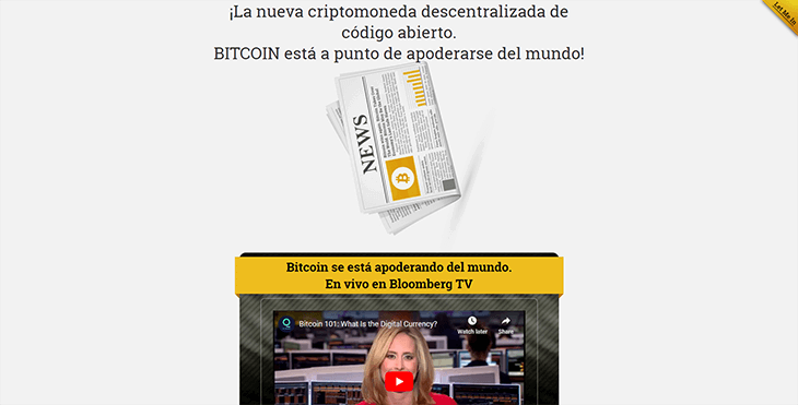 Mainpage Screenshot BTC Robot ES_2