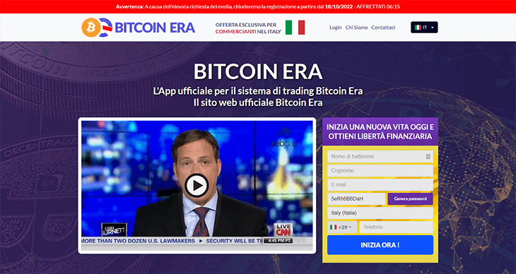Mainpage Screenshot Bitcoin Era IT