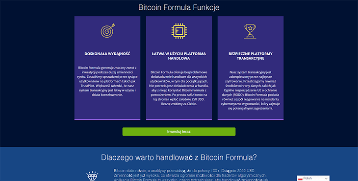 Mainpage Screenshot Bitcoin Formula 2 PL