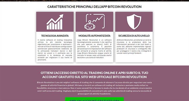 Mainpage Screenshot Bitcoin Revolution IT_2
