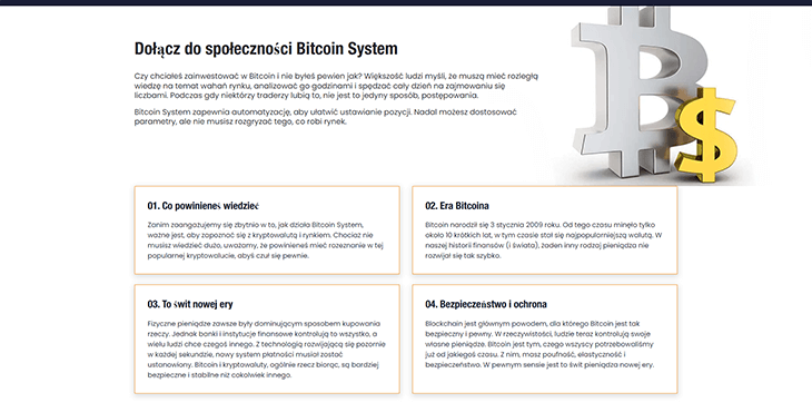 Mainpage Screenshot Bitcoin System 2 PL